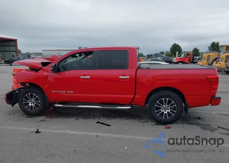 2020 Nissan Titan Sv 4X2 из США, поврежденный, VIN 1N6AA1EF2LN507281